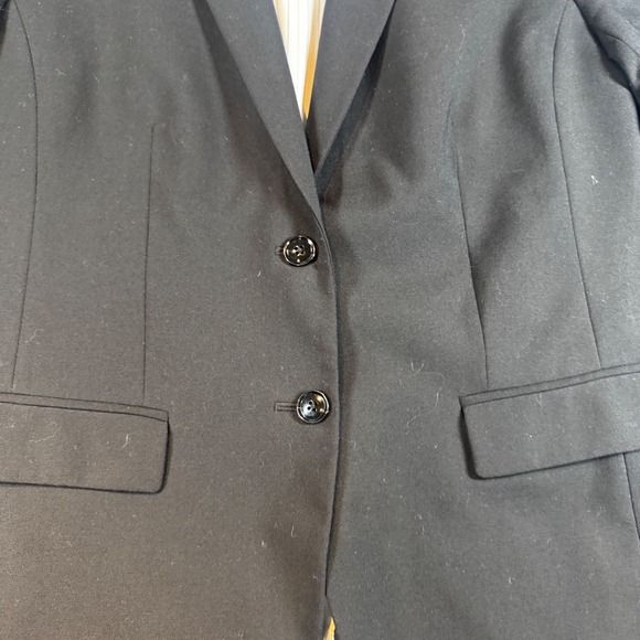 Banana Republic Black Wool Blend Blazer Jacket Size 10 - Picture 5 of 16